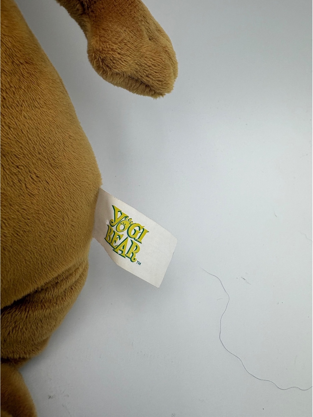 Yogi Bear Hanna Barbara 10” Plush Stuffed Toy with Green Hat and Tie - Picture 4 of 7